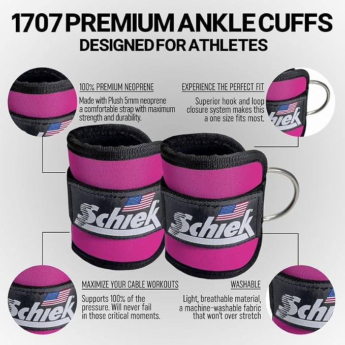 Schiek Sports 1707 Ankle Cuffs - Image 3