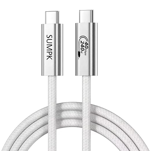 240W USB C Cable 6.6FT 2 Packs, USB4 Cable - Image 6