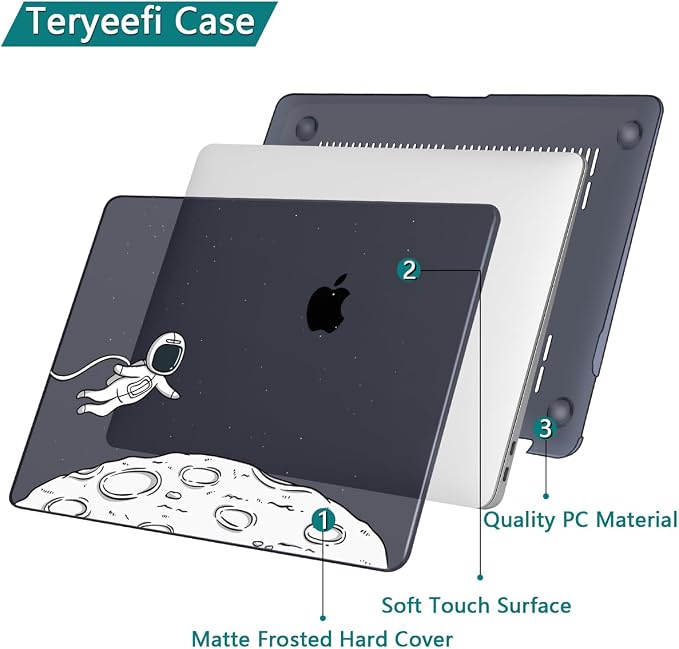 Teryeefi Compatible with MacBook Pro 13 inch Case M2 M1 2024, 2022-2016（A2251 - Image 5