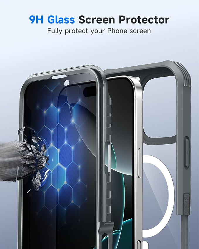 seacosmo for iPhone 16 Pro Case, Full Body Bumper - Image 7
