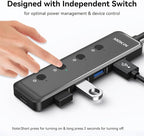 MOKiN USB 3.0 Hub, 5-Port Ultra Slim Data USB Extender - Image 3