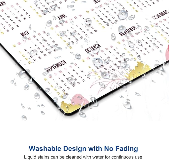 Mouse Pad, 2025 Calendar Mouse Pads, Cute Square Mouse Mat Waterproof Non-Slip - Image 5