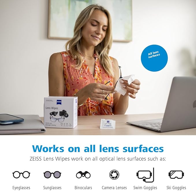 ZEISS Pre-Moistened Alcohol Wipes, Glasses Cleaner - Image 7