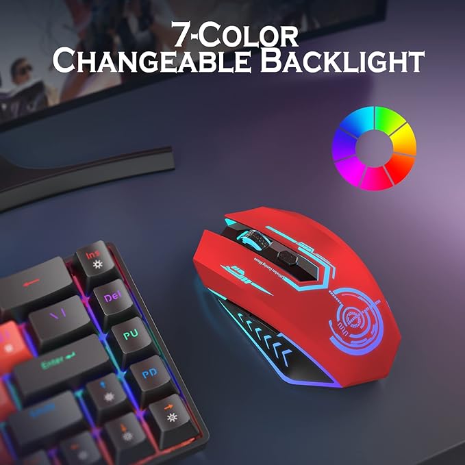 UHURU Gaming Mouse, Wireless Gaming Mouse - Image 3