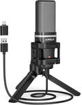USB Gaming Microphone, Computer Recording Condenser Mic by Camola