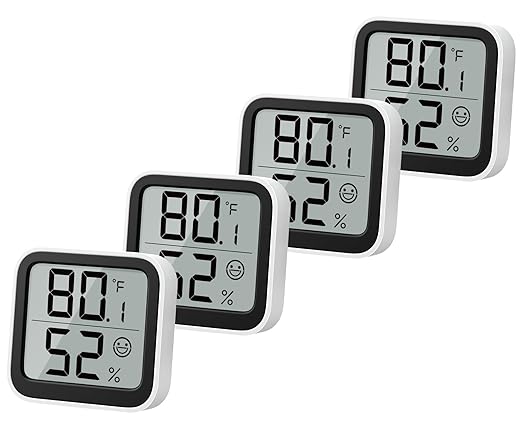NOKLEAD Thermometer Humidity Meter Inside Mini Hygrometer Monitor Room by NOKLEAD