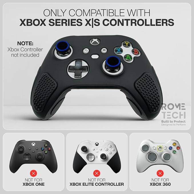 for Xbox Controller Series X/S Silicone Protective Cover, Soft Skin Xbox - Image 3