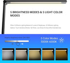 Ambertronix LED Desk Lamp with USB Charging Port, Dimmable Eye-Caring Reading - Image 4