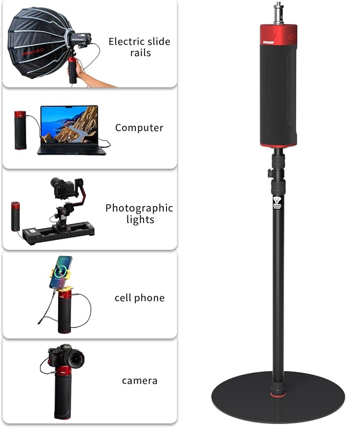 IFOOTAGE Cobra RB-A400, Aluminum Photography Light Stand Flat Base - Image 8