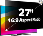 [2-Pack HD Computer Privacy Screen 27 inch, Upgraded Monitor Privacy Screen by HOME