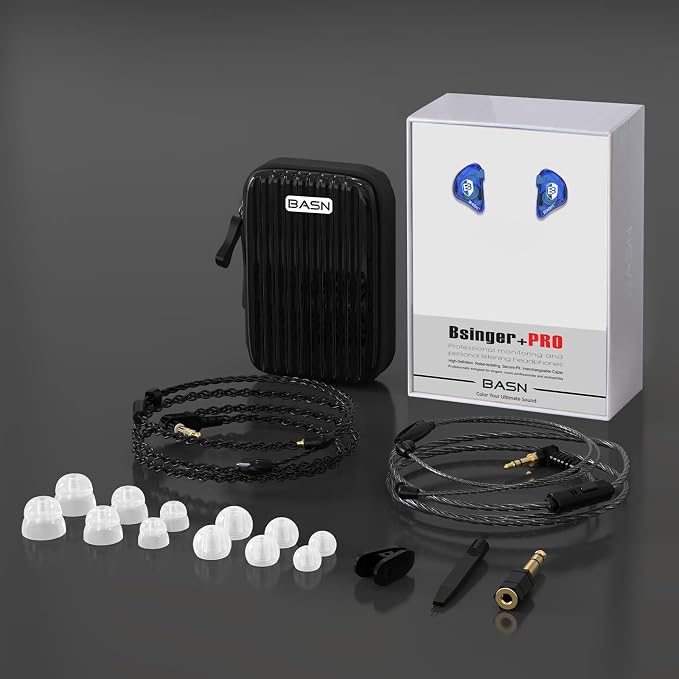 BASN in Ear Monitor Headphones for Musicians Audiophiles Drummers, Bsinger Pro - Image 7