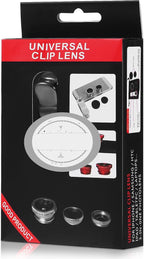 External Lens for Mobile Phone 3-in-1 Fisheye Macro Wide Angle Lens - Image 9