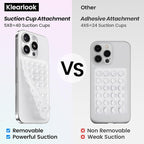 2PCS Silicone Suction Cup Phone Case Mount Double Sided, Hands-Free Phone - Image 2