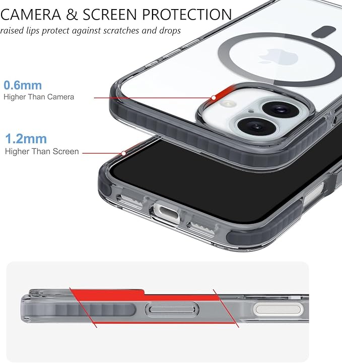 BELTRON Belt Case for iPhone 16, Slim Protective Transparent Case & Rotating - Image 5
