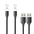 N. NETDOT Magnetic Charging Cable, Gen10 Nylon Braided 2-in-1Magnetic Phone by NNETDOT