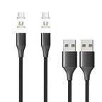 N. NETDOT Magnetic Charging Cable, Gen10 Nylon Braided 2-in-1Magnetic Phone by NNETDOT