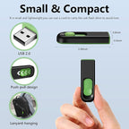 64GB USB Flash Drive 2 Pack 64 GB USB Thumb Drive Memory Stick Jump Drives - Image 3