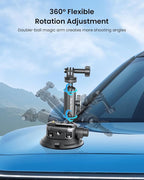4" Suction Cup Mount with Magic Arm - Image 3