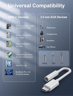 USB-C to 3.5mm Audio Headphone Adapter - Image 4