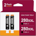PGI-280XXL Compatible for Canon Ink 280 and 281 Cartridges Work for Canon by CACLEMO