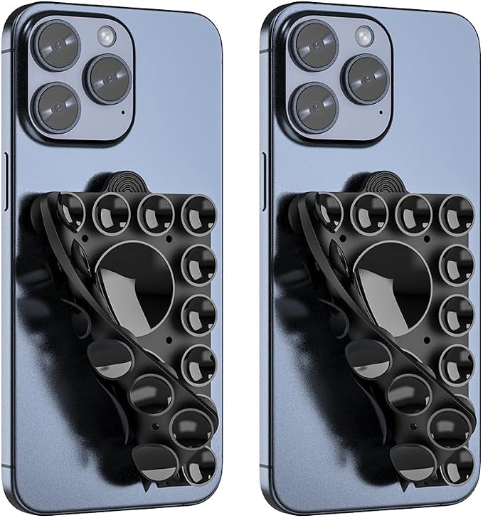 ZYCCER Double Sided Silicone Suction Phone Holder Mount, Compatible by ZYCCER