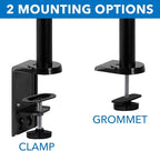 Mount-It! Single Monitor Arm Mount | Desk Stand | Full Motion Height Adjustable - Image 6