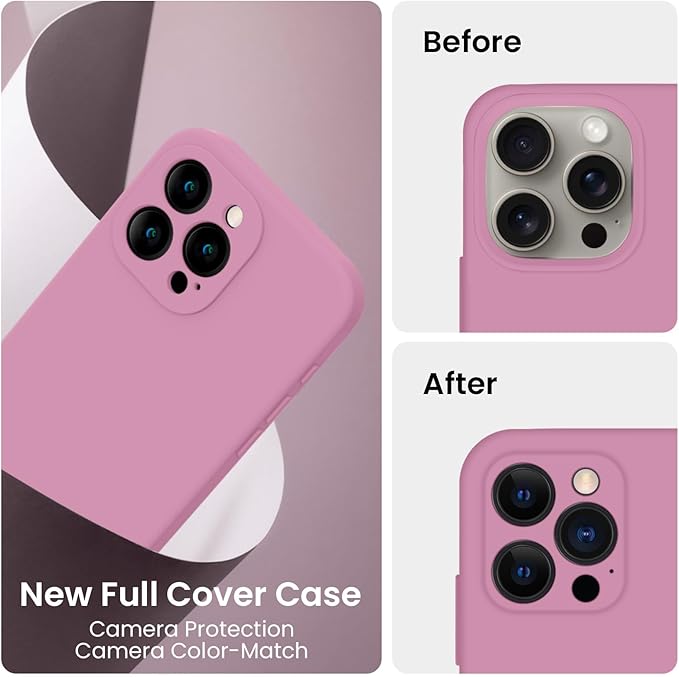 FireNova Designed for iPhone 15 Pro Case, Silicone Upgraded Phone Case with - Image 3