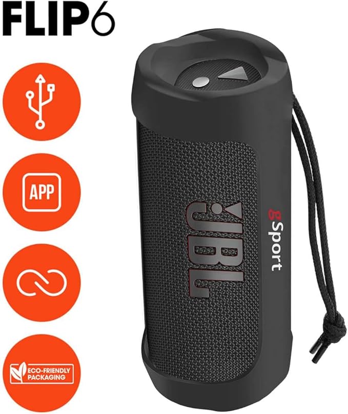 JBL FLIP 6 Waterproof Portable Speaker Bundle - Image 2