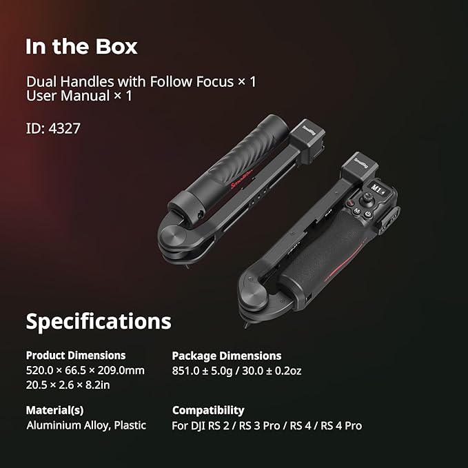 SmallRig Focus Control Dual Grip - Image 9