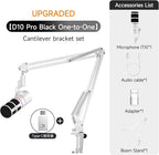 EJoy D10 PRO USB Wireless Gaming Microphone – Boom Arm Mic - Image 9