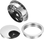 uxcell Cable Hole Cover, 2.1Inch/53mm Zinc Alloy Desk Wire Cord Cable Grommets - Image 3