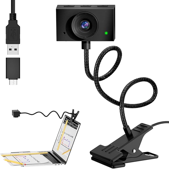 Eye Contact Web Camera for Desktop Computer – 1080P USB Camera by Majiphi