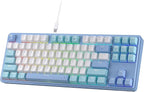 Redragon K707 80% Wired Gasket RGB Gaming Keyboard, 87 Keys TKL Mechanical by REDRAGON