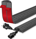 Floor Cord Cover for Wires on Floor Self Adhesive Cord Hider Floor Cable by EYAYEN