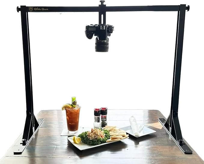 Glide Gear OH100 Professional Metal Overhead Table Top Mount Stand Photography by Glide+Gear