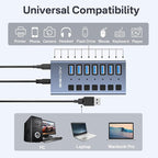 Powered USB 3.1 Hub, ACASIS 7 Ports USB 3.1 Hub - Image 8