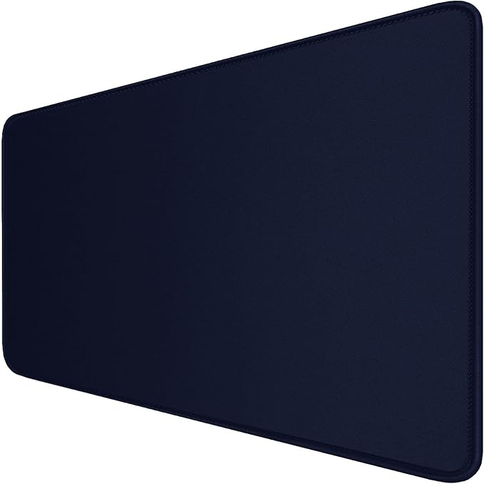 Large Gaming Mouse Pad with Stitched Edges, 47.3 X 23.6 in Desk Pad Durable by Hsmienk