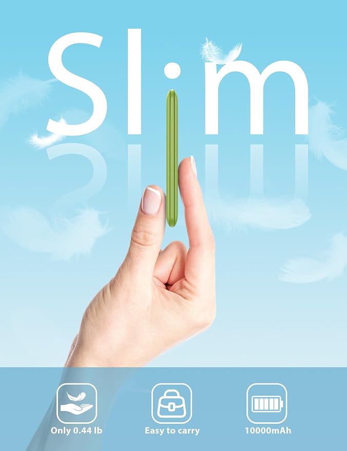 miisso 10000mAh Slim Portable Charger - Image 2