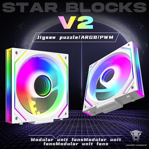 Jungle Leopard Interstellar V2 120mm Case Fan Infinity Mirror Module - Image 2