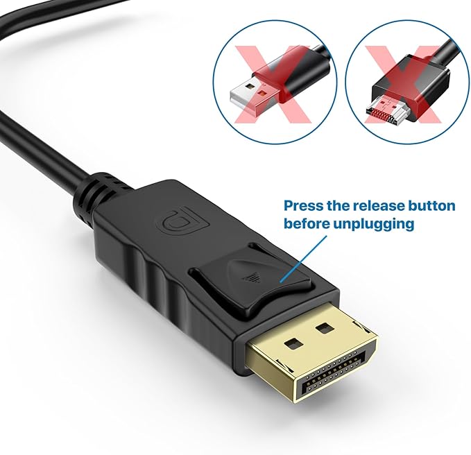 4K DisplayPort to HDMI Adapter, Supports 3840x2160@30Hz - Image 2