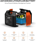 Apowking Portable Power Station 300W Rated, 256Wh LiFePO4 Battery, Solar - Image 9