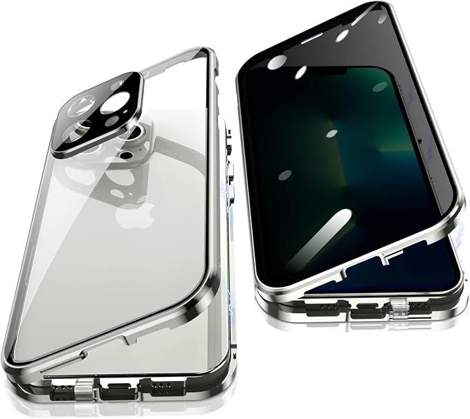 Jonwelsy Anti Peeping Case for iPhone 13 Pro Max, 360 Degree Protection Cover by Jonwelsy