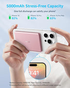 “Air” Power Bank for MagSafe 5000mAh, Ultra Slim Magnetic Wireless Portable - Image 3