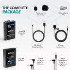 Movo Lingo-Duo 48-Channel UHF Wireless Lavalier Microphone System - Image 7