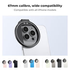 K&F Concept Clip On 67mm CPL Magnetic Phone Lens Filter Kit, Phone Clip - Image 5