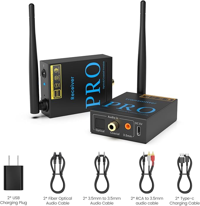 1Mii 2.4GHz Wireless Audio Transmitter and Receiver, HiFi Audio, 20ms Low - Image 8