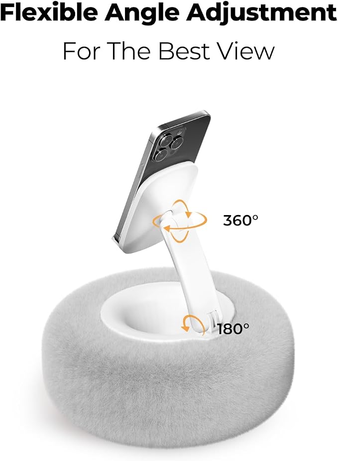 Phone Stand with Pillow, Adjustable iPhone Stand with Anti-Slip Strips - Image 4
