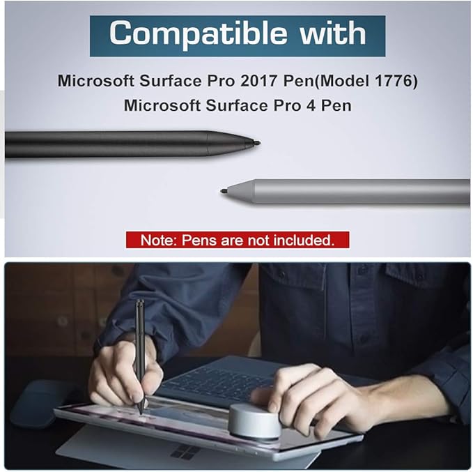 MoKo Pen Tips for Surface Pen, Surface Pen Tip Replacement Kit Compatible - Image 2