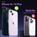Uyiton for iPhone 14 /iPhone 14 Plus Camera Lens Protector, 9H Tempered Glass - Image 6