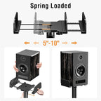 ELIVED Universal Speaker Stands Pair Height Adjustable Max 43.3", Surround - Image 3
